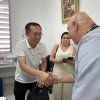 Representantes da empresa Tuoren vêm da China para visitar a Santa Casa de Santos